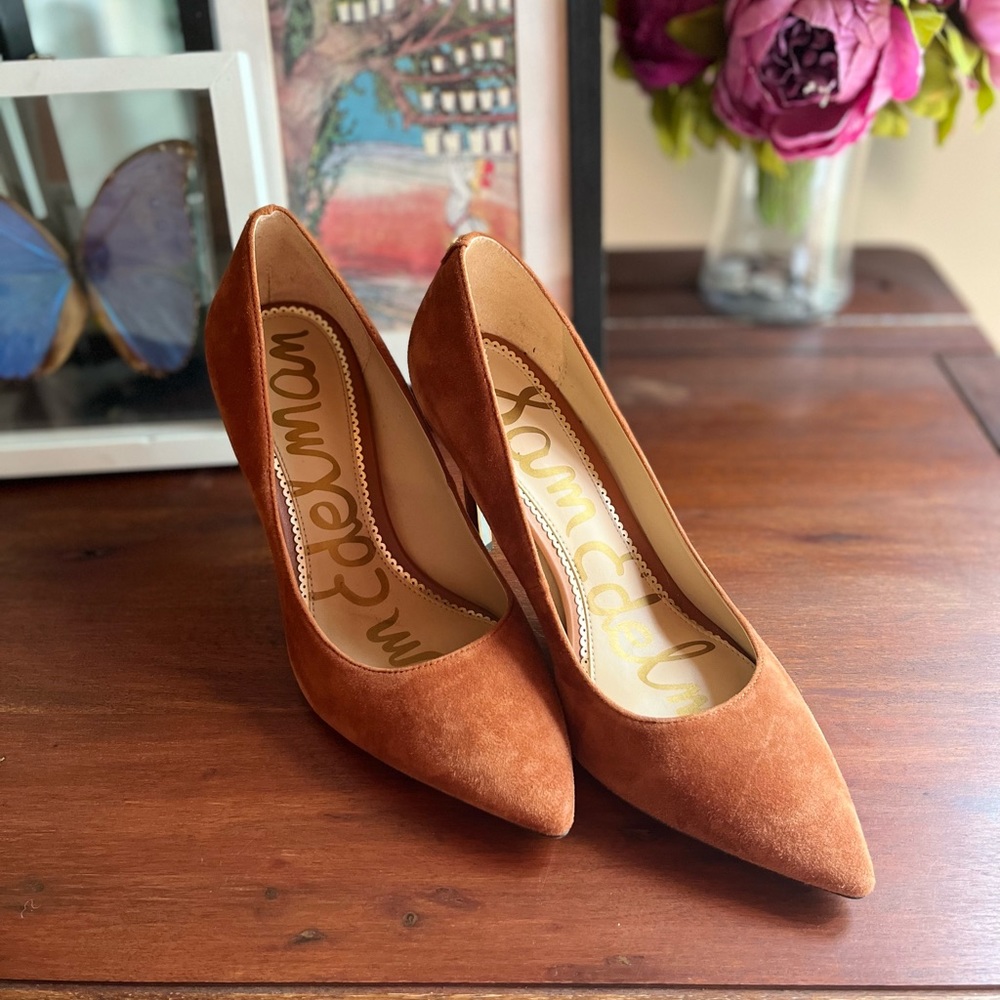 Sam Edelman Warm Rich Brown Pump!